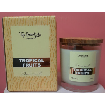 Купить - Top Beauty Aromatic candle - Свеча ароматическая из соевого воска 220 мл. Tropical fruits