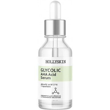 Купить - Hollyskin Glycolic AHA Acid Serum - Сыворотка для лица с гликолевой кислотой