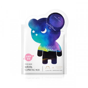 Купить - The Oozoo Oozoo Bear Aurora Illuminating Mask - Тканевая маска для сияния кожи лица"Мишка Северное сияние" Купить - The Oozoo Oozoo Bear Aurora Illuminating Mask - Тканевая маска для сияния кожи лица"Мишка Северное сияние"