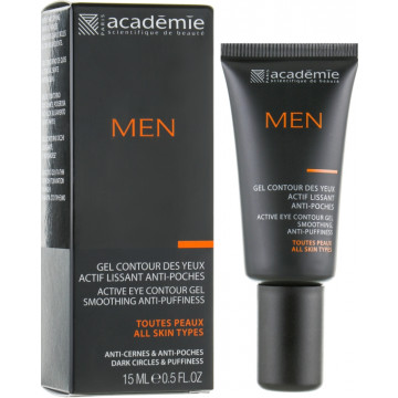 Купить - Academie Men Eye Contour Gel - Гель для контура глаз от отеков и морщин