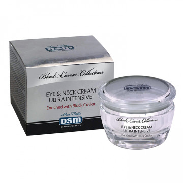 Купить - Mon Platin DSM Black Caviar Eye And Neck Ultra Intensive Cream With Vitamins Capsules - Крем для глаз и шеи на основе черной икры