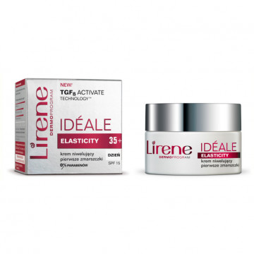 Купить - Lirene Ideale Elasticity 35+ Day Cream SPF 15 - Дневной крем от первых морщин 35+