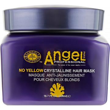 Купить - Angel Professional No Yellow Crystalline Hair Mask - Маска для нейтрализации желтого пигмента