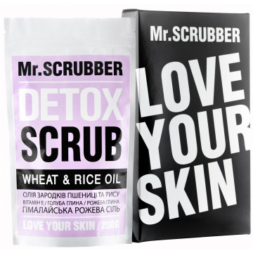 Купить - Mr.Scrubber Wheat & Rice Oil Detox Scrub - Рисовый скраб для тела "Детокс"