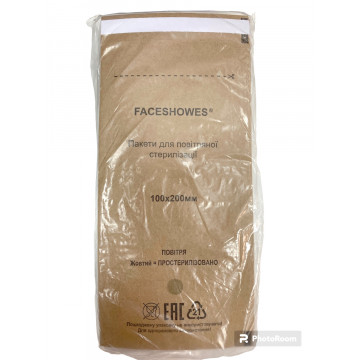 Купить - Faceshowes - Крафт пакеты для стерилизации 100х200