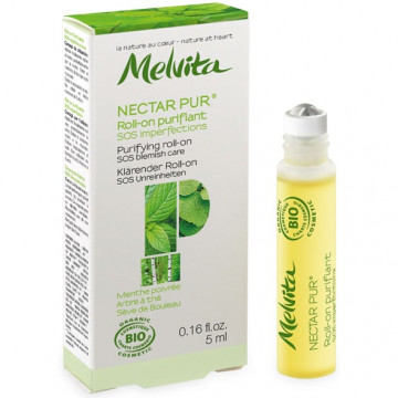 Купить - Melvita Nectar Pure Roll-on purifiant SOS - Антисептический ролик от прыщей
