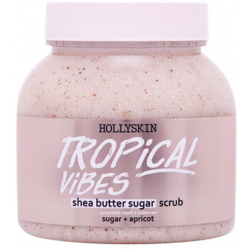 Купить - Hollyskin Shea Butter Sugar Scrub Tropical Vibes - Сахарный скраб с маслом ши и перлитом