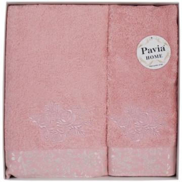 Купить - Pavia Rose Pink - Набор полотенец (розовый)