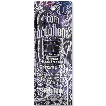 Купить - Pro Tan Dark Devotions Extreme Black Bronzing Creamy Oil 22 мл - Лосьон для загара с бронзаторами