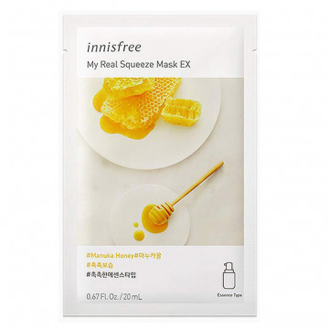 Купить - Innisfree My Real Squeeze Mask Manuka Honey - Тканевая маска с медом мануки