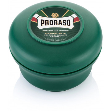 Купить - Proraso Green Line Refreshing Shaving Soap - Тонизирующее мыло для бритья с маслом эвкалипта и ментолом