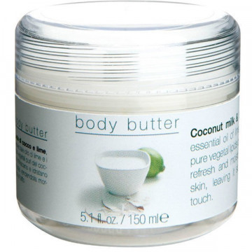 Купить - Greenland Milky Body Butter Coconut Milk & Lime - Крем для тела Кокосовое Молочко-Лайм