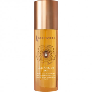 Купить - Keenwell Spray Multi-Protective Tan Booster Dry Oil SPF 30 - Мультизащитное сухое масло для загара SPF 30