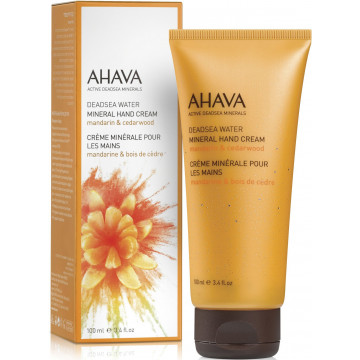 Купить - Ahava Deadsea Water Mineral Hand Cream Mandarin & Cedarwood - Крем для рук минеральный Мандарин и Кедр