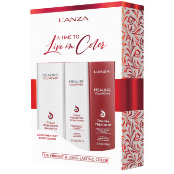 Купить - L'anza Healing Color Care Holiday Trio Box - Подарочный набор для окрашенных волос