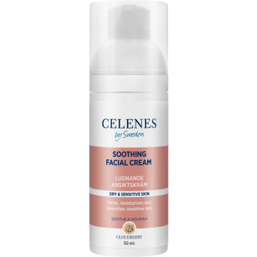 Купить - Celenes Cloudberry Soothing Facial Cream - Успокаивающий крем с морошкой для сухой и чувствительной кожи