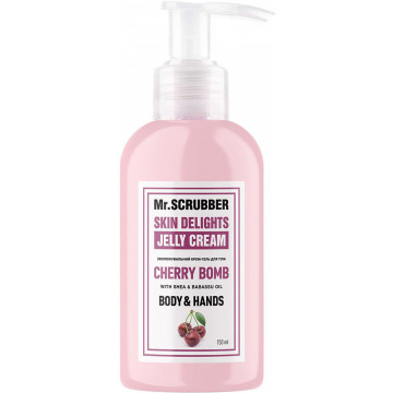 Купить - Mr.Scrubber Skin Delights Body&Hands Jelly Cream "Cherry Bomb" - Крем-гель для тела и рук