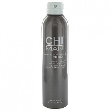 Купить - Chi Man Groom And Hold Finishing Spray - Мужской завершающий спрей гибкой фиксации