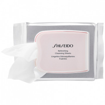 Купить - Shiseido Skincare Global Refreshing Cleansing Sheets - Освежающие салфетки для лица 