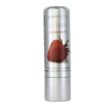 Купить - Greenland Balm & Butter Lip Balm Strawberry - Бальзам для губ Клубника