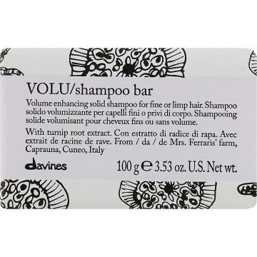 Купить - Davines Essential Haircare Volu Shampoo Bar - Твердый шампунь для объема тонким и ослабленным волосам