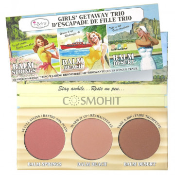 Купить - TheBalm Girls’ Getaway Trio - Палитра румян