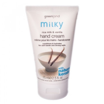 Купить - Greenland Milky Hand Cream Rice Milk & Vanilla - Крем для рук Рисовое Молочко-Ваниль