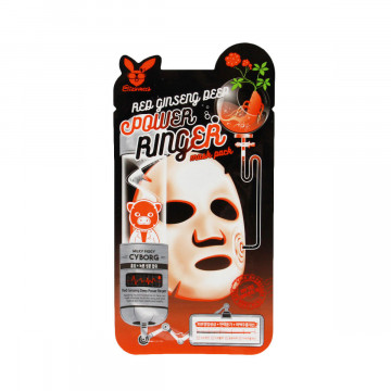 Купить - Elizavecca Red Ginseng Deep Power Ringer Mask Pack - Тканевая маска с экстрактом красного женьшеня 