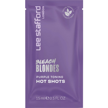 Купить - Lee Stafford Bleach Blondes Purple Toning Hot Shots - Тонирующие фиолетовые шоты для осветленных волос