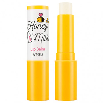 Купить - A'Pieu Honey & Milk Lip Balm - Питательный бальзам для губ