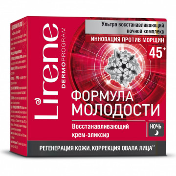 Купить - Lirene Youth Formula Revitalizing Night Cream-Elixir - Ночной восстанавливающий крем-эликсир 45+