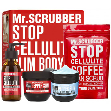 Купить - Mr.Scrubber Slim & Elastic Body Anti-cellulite Set - Антицеллюлитный набор