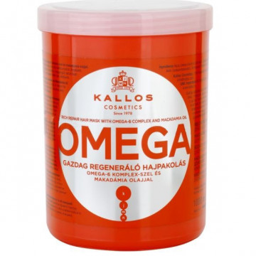 Купить - Kallos Omega Rich Repair Mask For Lifeless And Damaged Hair With Omega-6 Complex And Macadamia Oil - Маска для волос с комплексом Омега-6