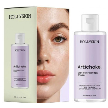 Купить - Hollyskin Artichoke Skin Rerfecting Toner - Охлаждающий тонер для лица для борьбы с отеками