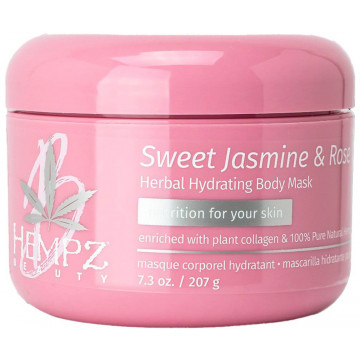 Купить - Hempz Sweet Jasmine & Rose Herbal Body Mask - Питательная маска для тела с коллагеном "Жасмин-Роза"