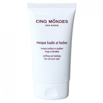 Купить - Cinq Mondes Kaolin and Herbs Mask - Очищающая каолиновая маска на травах