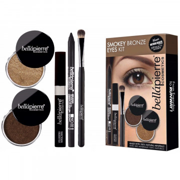 Купить - Bellapierre Smokey Bronze Eyes Kit - Набор для макияжа глаз для создания эффекта смоки айс
