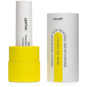 Купить - Hillary Perfect Protection Sun Mineral Brush Powder SPF50+ - Солнцезащитная минеральная пудра