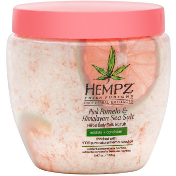 Купить - Hempz Pink Pomelo & Himalayan Sea Salt Herbal Body Salt Scrub - Скраб для тела "Помело и Гималайская соль"