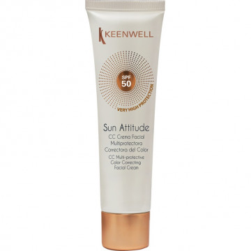 Купить - Keenwell CC Multi-Protective Color Correcting Facial Cream SPF 50 - CC мультизащитный крем SPF 50 с тональным эффектом