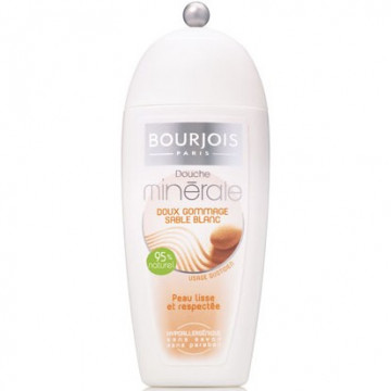 Купить - Bourjois Douche Minerale Doux Gommage Sable Blanc - Минеральный гель для душа Белый песок