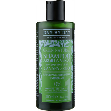 Купить - Alan Jey Green Natural Shampoo - Шампунь с зеленой глиной, протеинами конопли и риса
