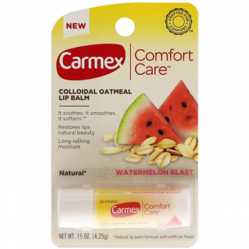 Купить - Carmex Comfort Care Colloidal Oatmeal Lip Balm Watermelon Blast Stick - Бальзам для губ в стике