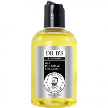 Купить - Dr. B’s L’Homme Pre-Shave & Beard Oil - Масло для бороды и бритья