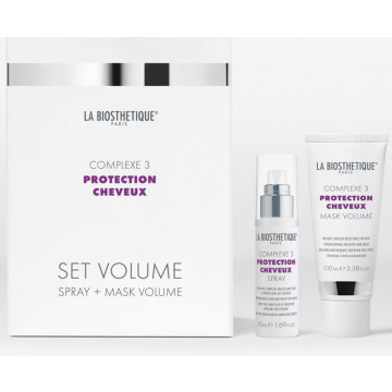 Купить - Набор La Biosthetique Protection Cheveux Complexe 3 Set Volume: Spray & Mask - Набор для глубокого восстановления волос: Спрей + Маска