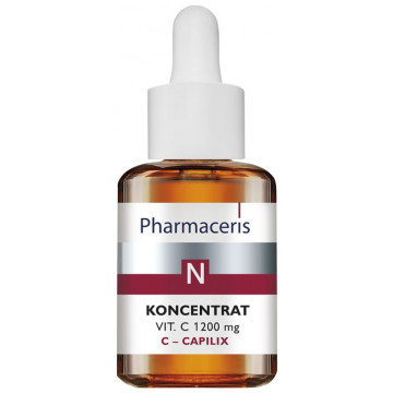 Купить - Pharmaceris N Serum with Vit. C 1200mg Strengtening and Smoothing - Ночная сыворотка для лица с витамином С