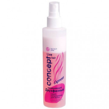 Купить - Concept Live Hair 2-Phase Moisturizing Conditioning Spray - Спрей-кондиционер для волос двухфазный увлажняющий