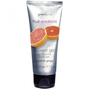 Купить - Greenland Fruit Emotions Shower Gel Grapefruit & Ginger - Гель для душа Грейпфрут-Имбирь,