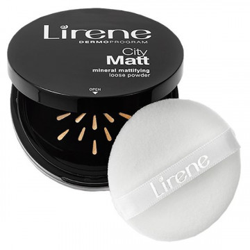 Купить - Lirene City Matt Mineral Mattifying Loose Powder - Матирующая рассыпчатая минеральная пудра