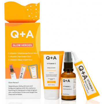 Купить - Q+A Glow Heroes Gift Set - Подарочный набор для сияния кожи